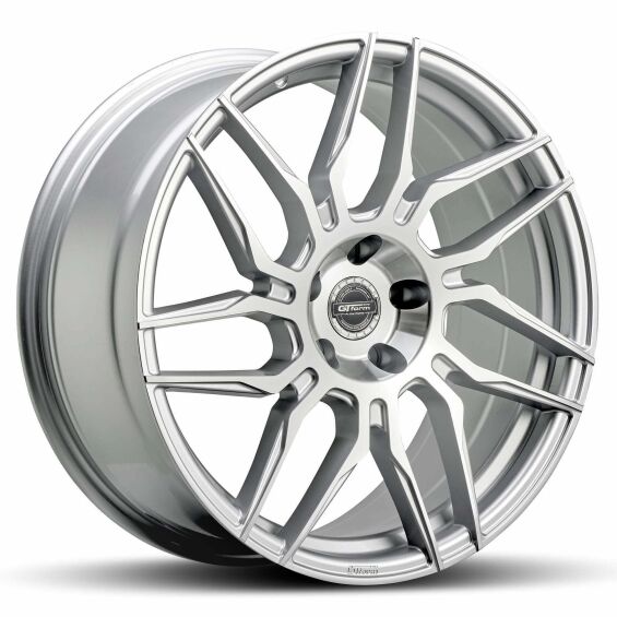 GT form Tycoon Silver Machined Face Wheel Rim Performance wheels