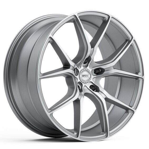 GT Form Venom Silver Machined Face Staggered Rims 19 20 22 inch Performance Wheels